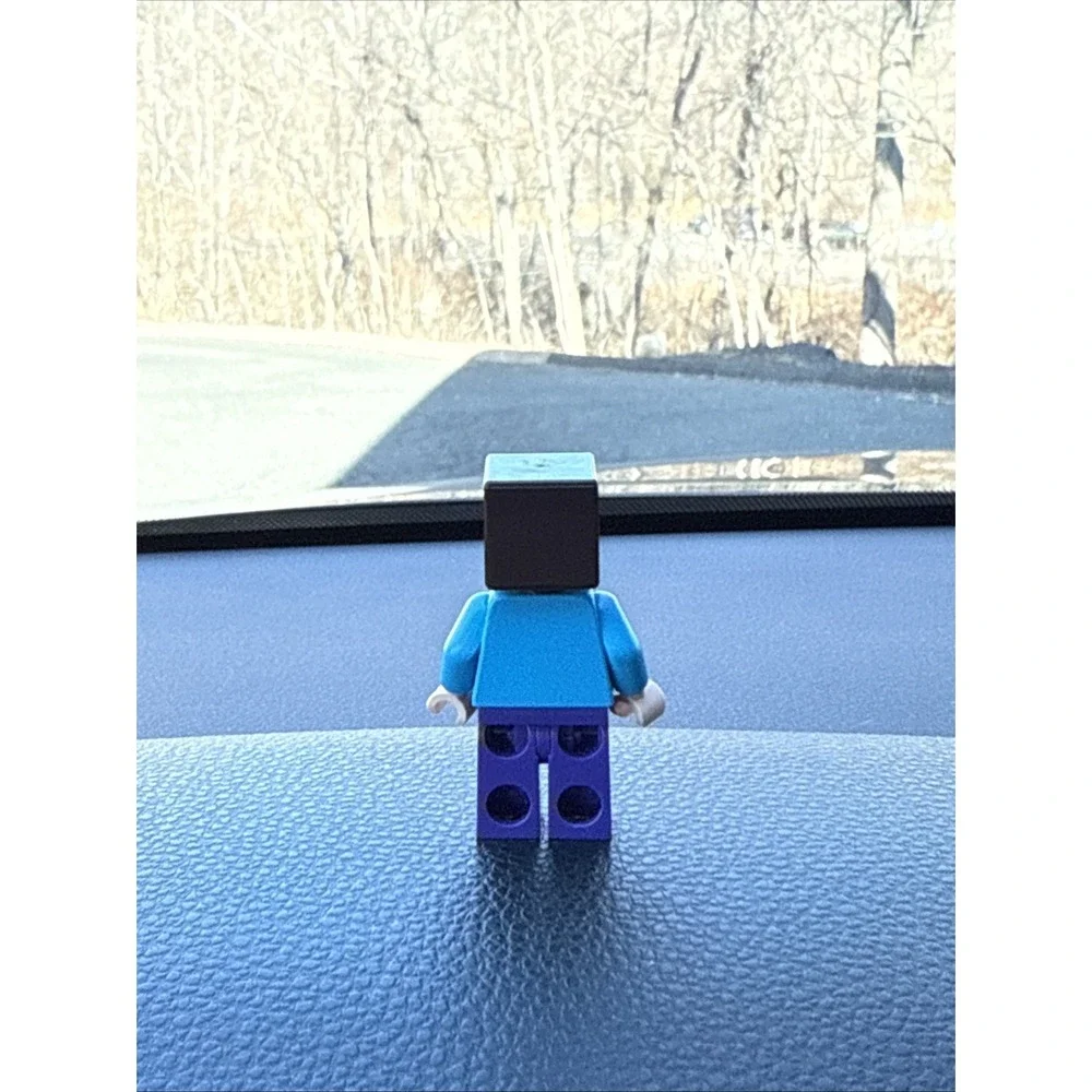 LEGO STEVE Dark Purple Legs Minecraft Minifigure min009‎